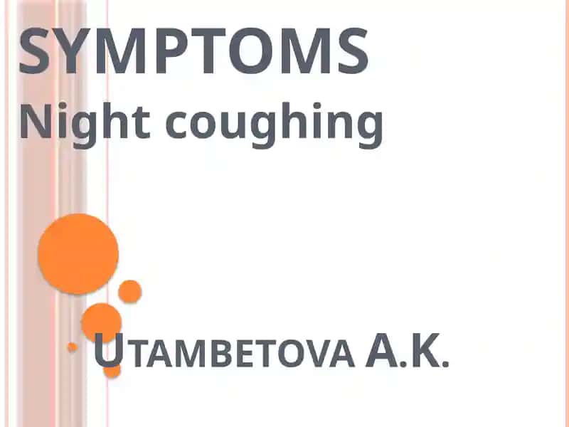 Night Coughing Symptoms 1