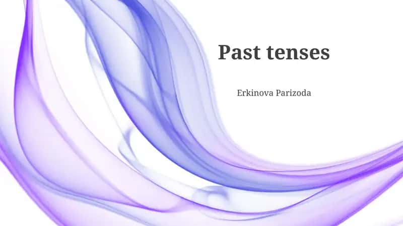 Understanding the Past: Forms and Functions 1