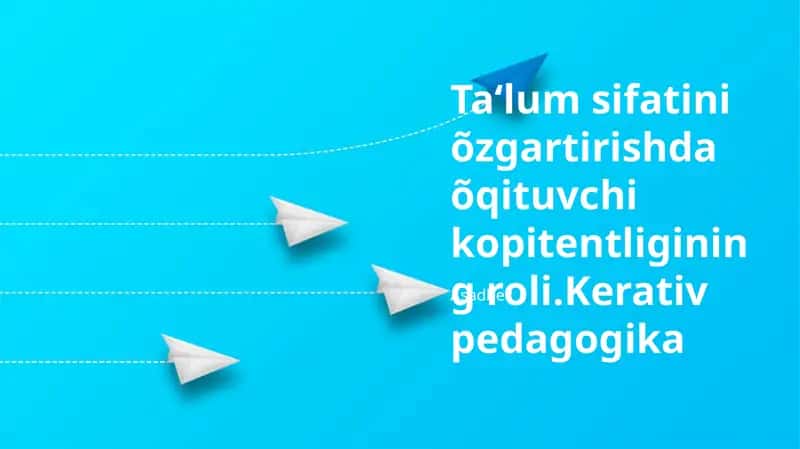 Kerativ pedagogika 1