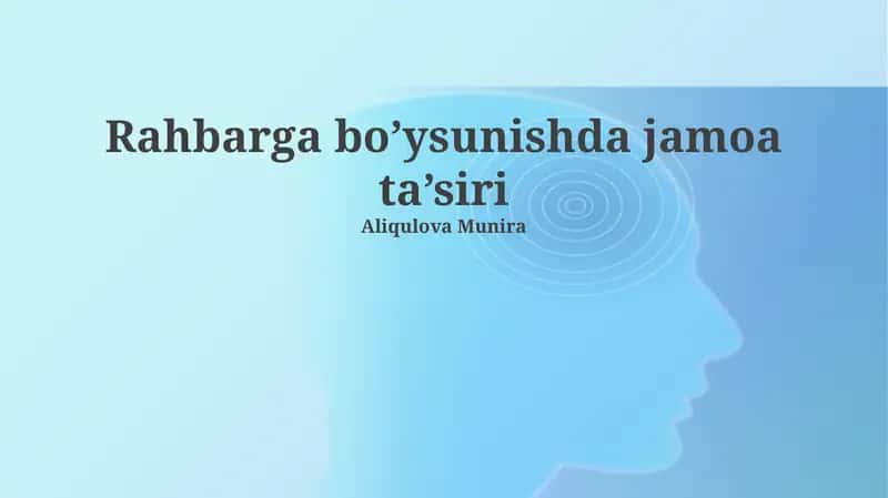Guruhning obro' va liderlik 1