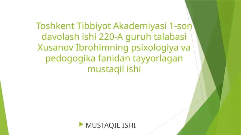 Tibbiyot Xodimlari Da Emotsional Holatlar Ning O'ziga Xosligi: Stress Va Uning Bosqichlari, Bartaraf Etish Yo'llari 1