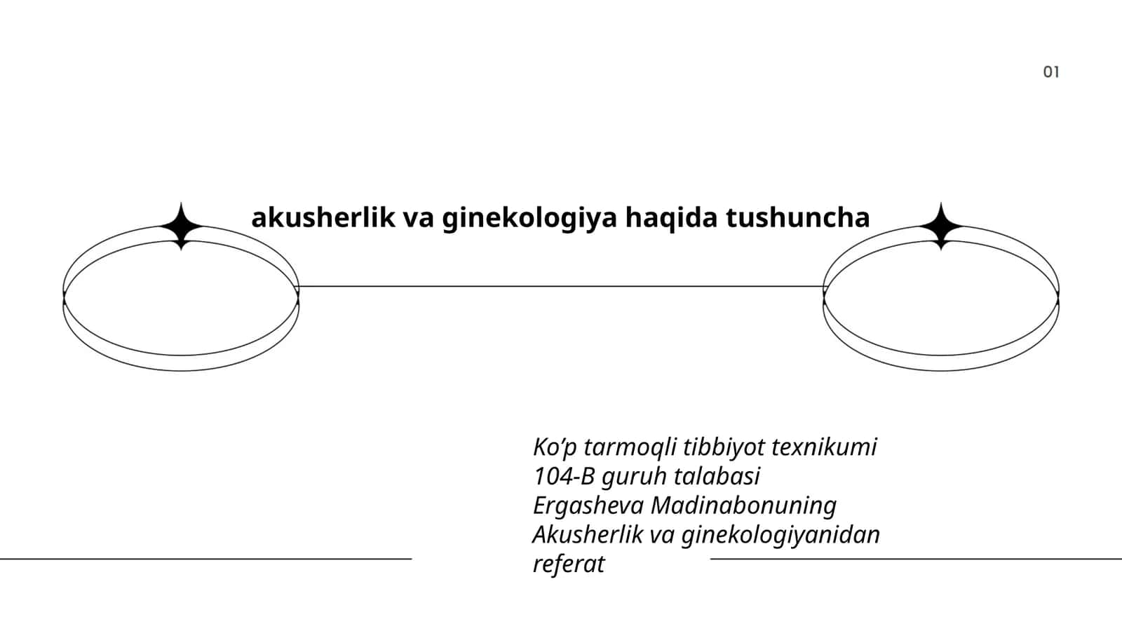 Akusherlik va ginekologiya haqida tushuncha 1