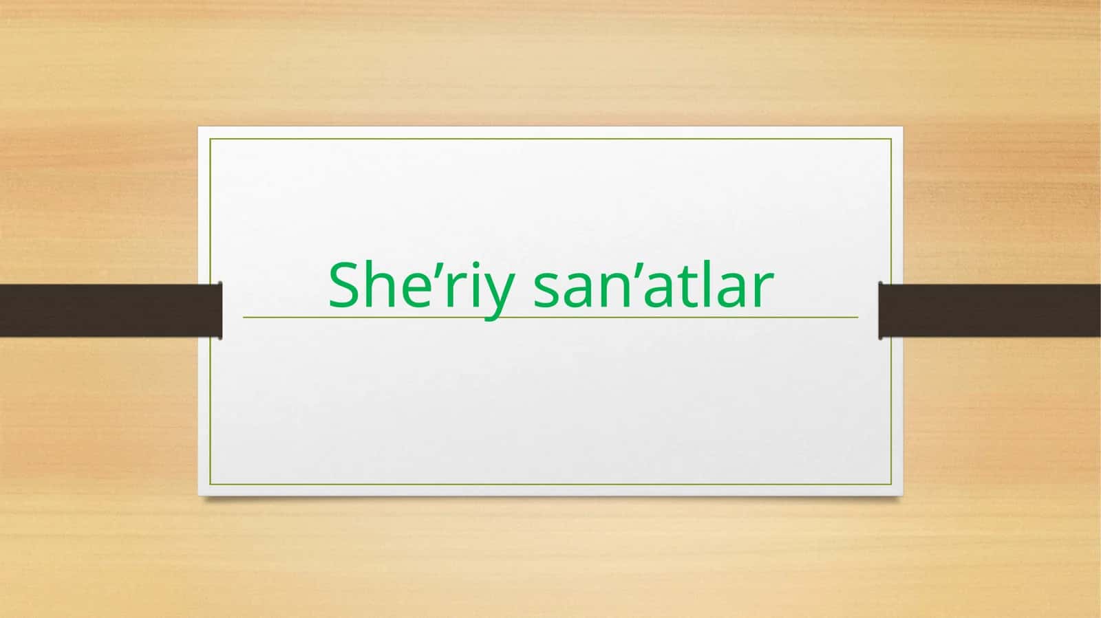 She’riysan’atlar 1