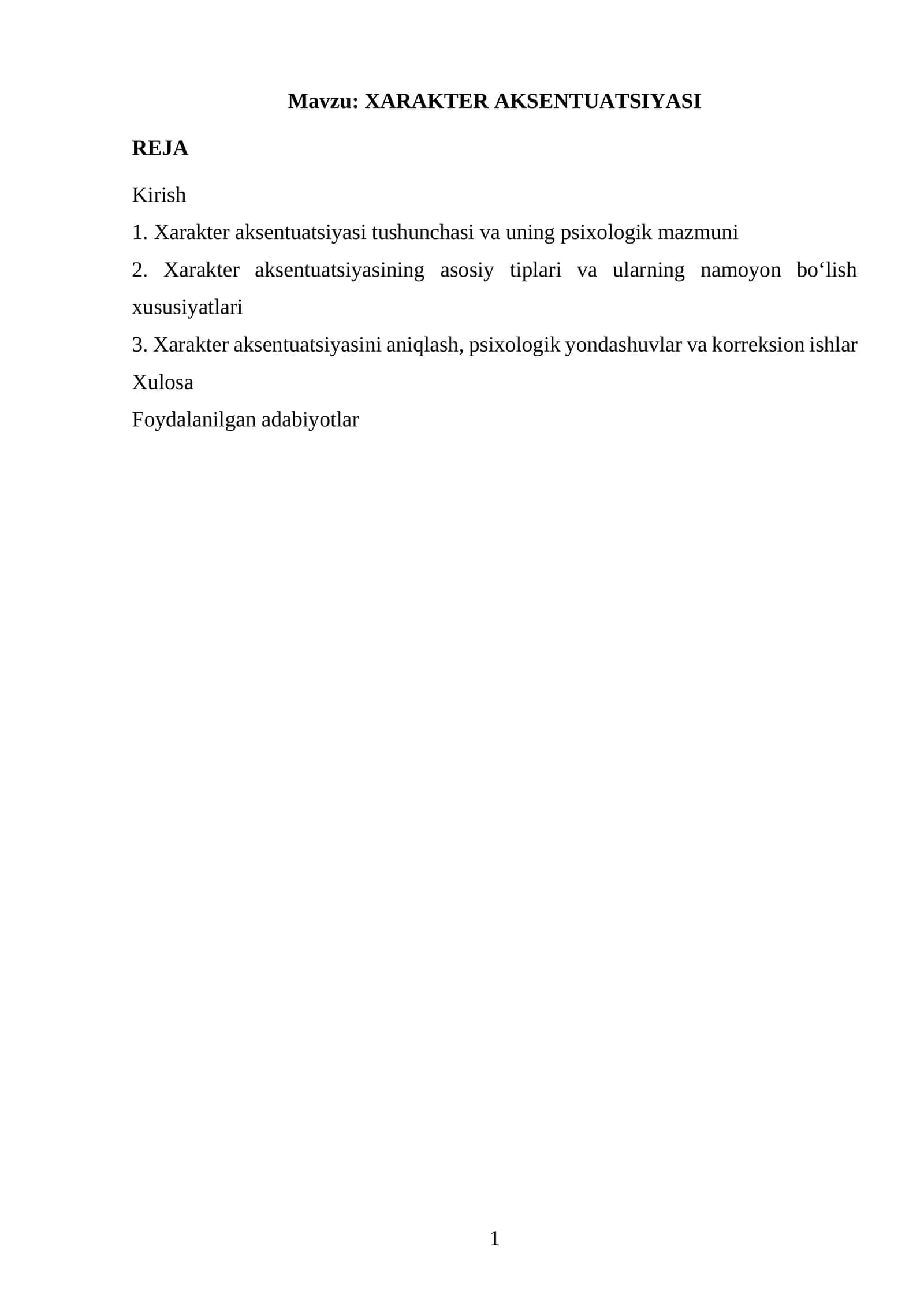 XARAKTER AKSENTUATSIYASI 1