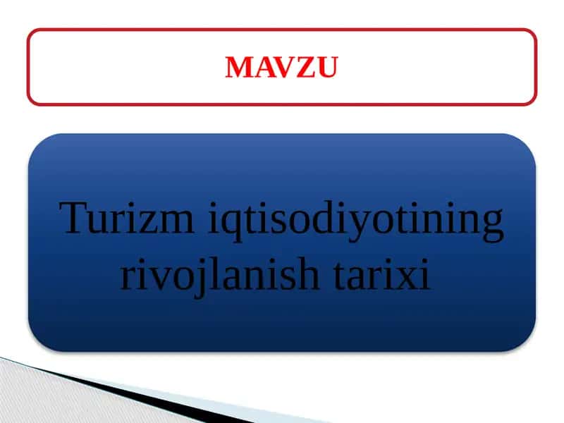 Turizm 1