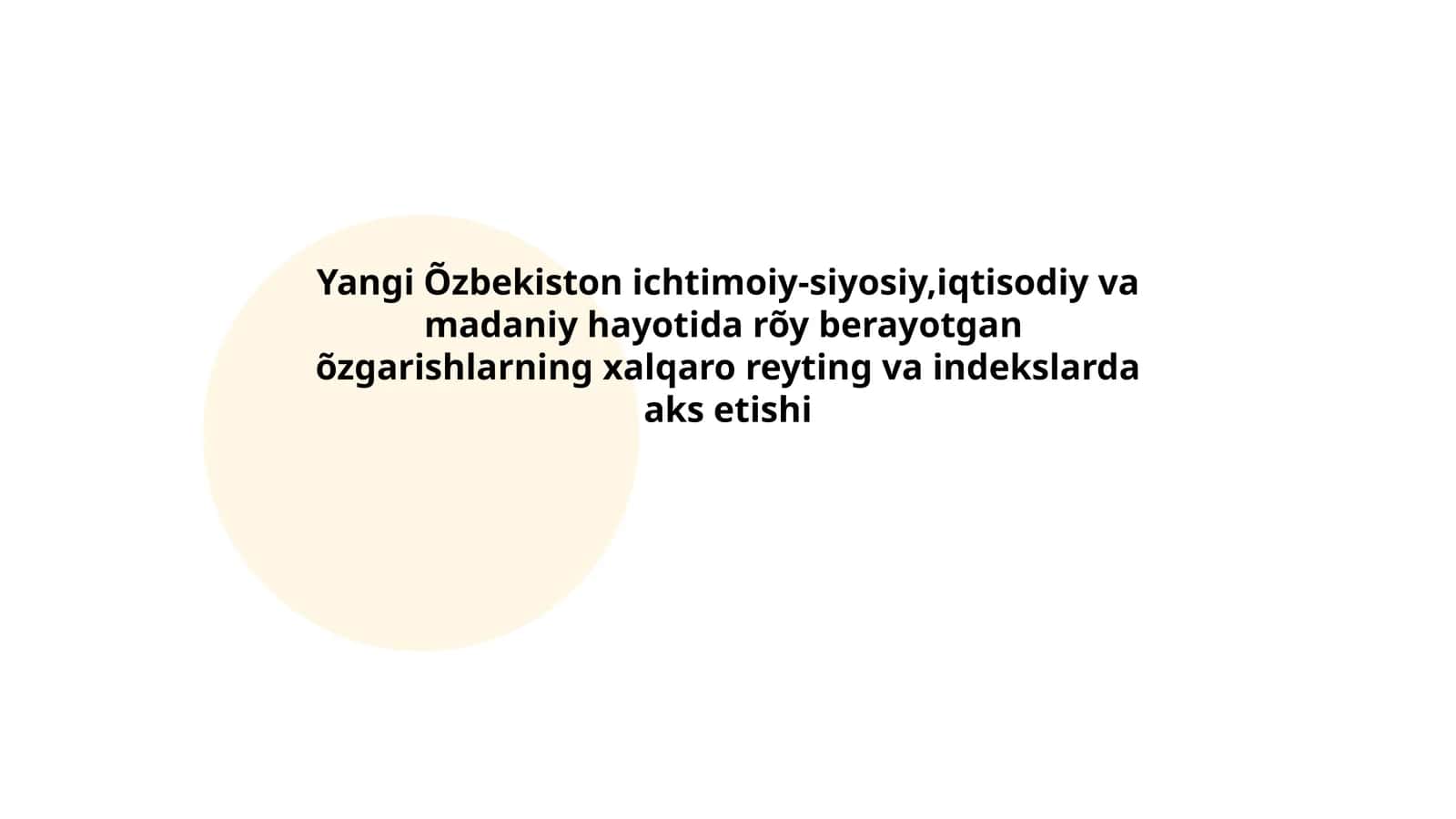 Yangi O'zbekiston strategiyasi 1