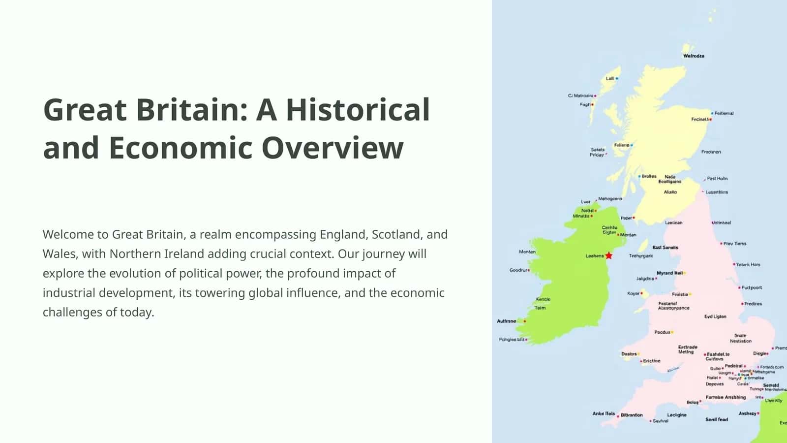 Great Britain: A Historical and Economic Overview 1