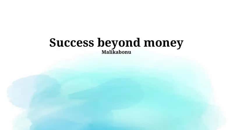 Redefining Success: Beyond the Bottom Line 1
