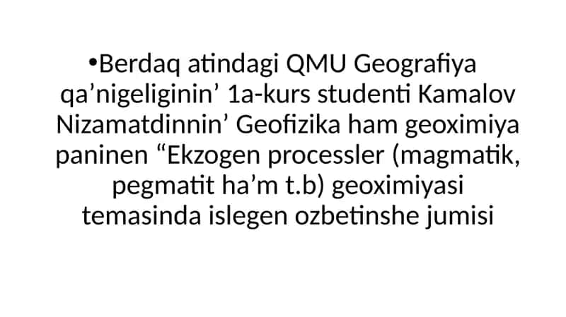 Berdaqatindagi QMU Geografiya 1