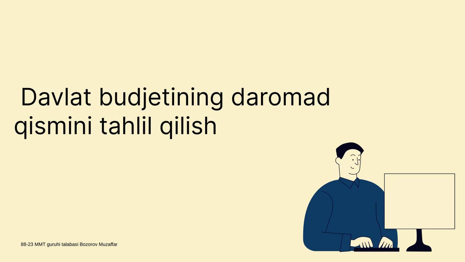 Byudjet Daromadlari Tahlili 1