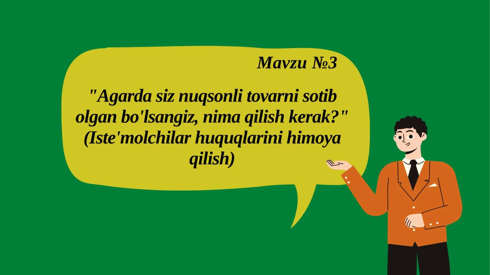 Iste'molchilar huqularini himoya qilish 1