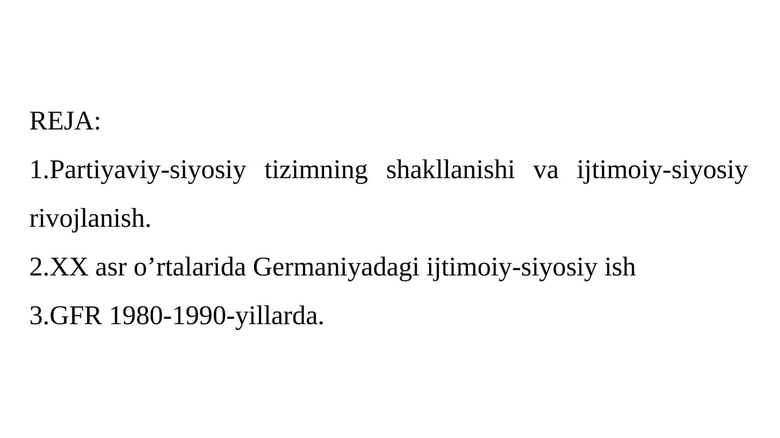 1945-1970 yillarda Germaniya: Urushdan keyingi tiklanish va bo'linish 1