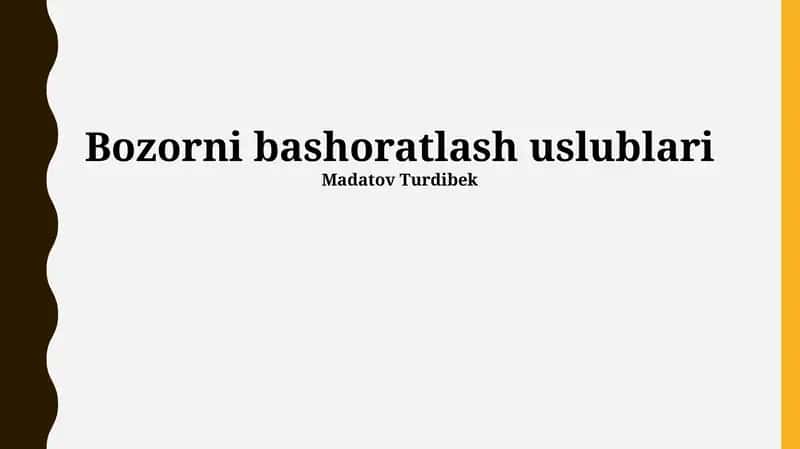 Neyron Tarmoqlar 1