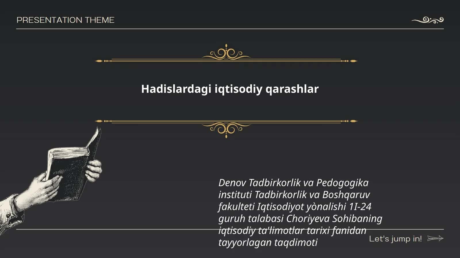 Iqtisodiy ta'limotlar tarixi 1