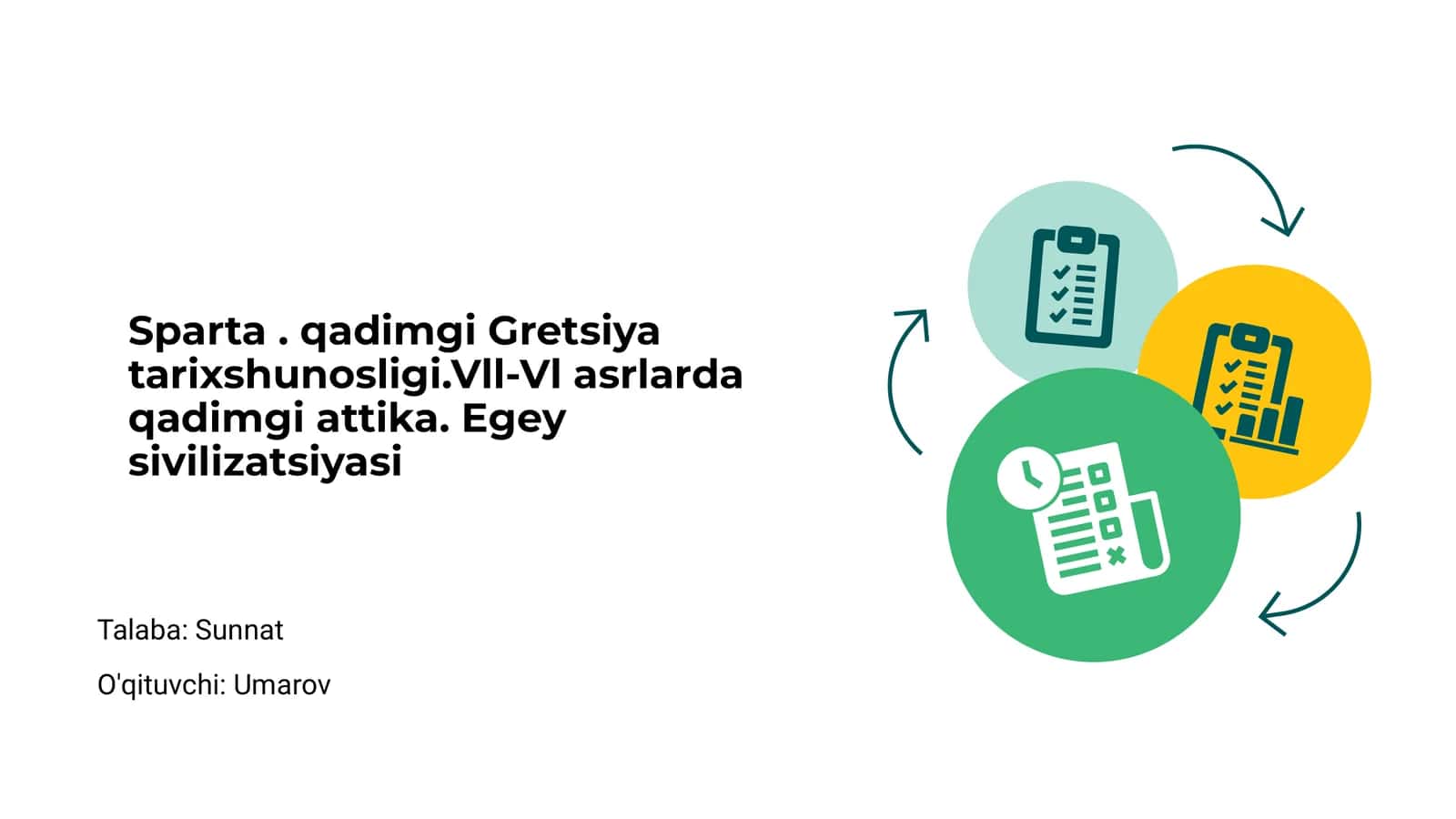 Sparta. qadimgi Gretsiya tarixshunosligi.Vll-Vl asrlarda qadimgi attika. Egey sivilizatsiyasi 1