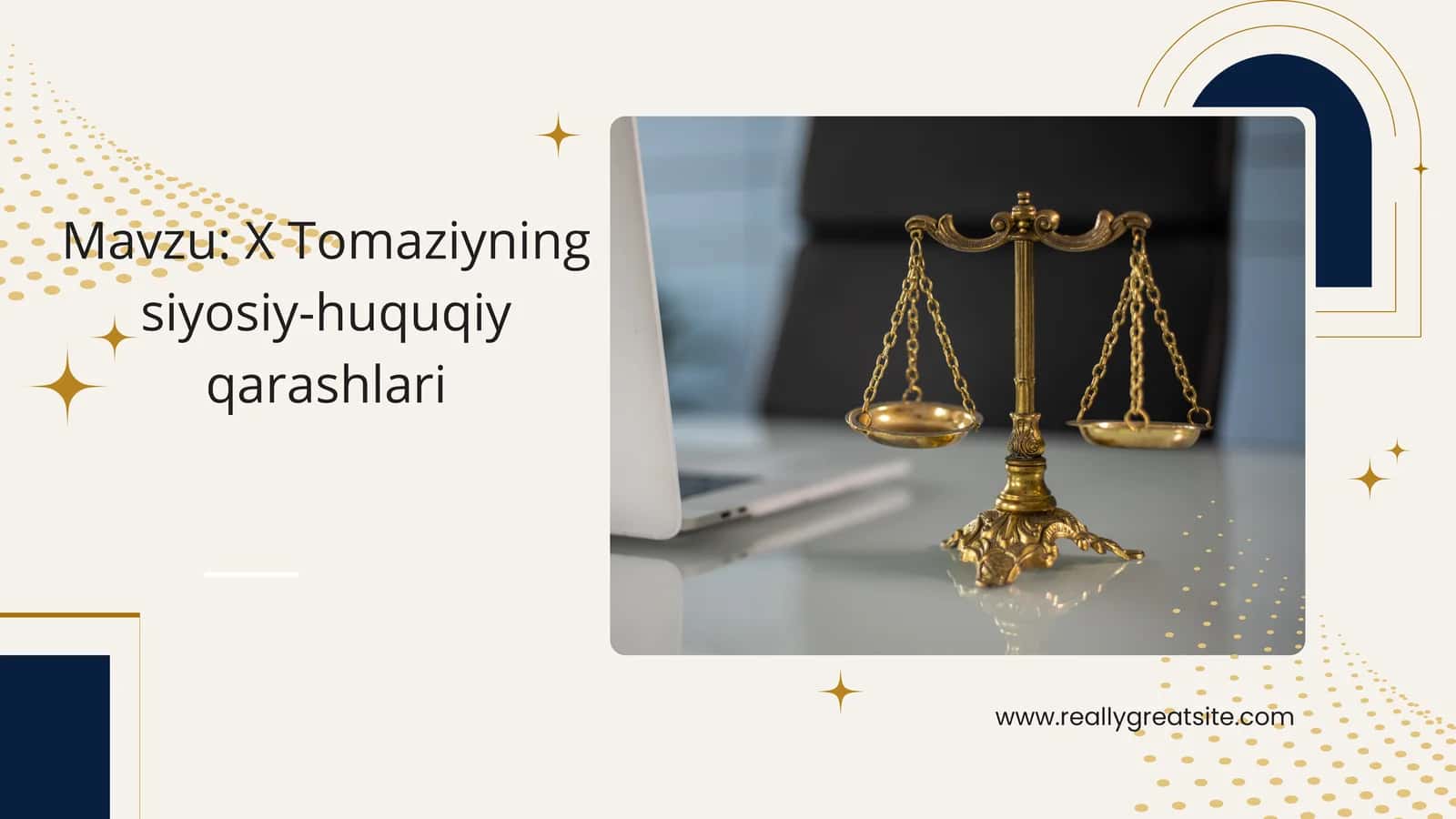 X Tomaziyning siyosiy-huquqiy qarashlari 1