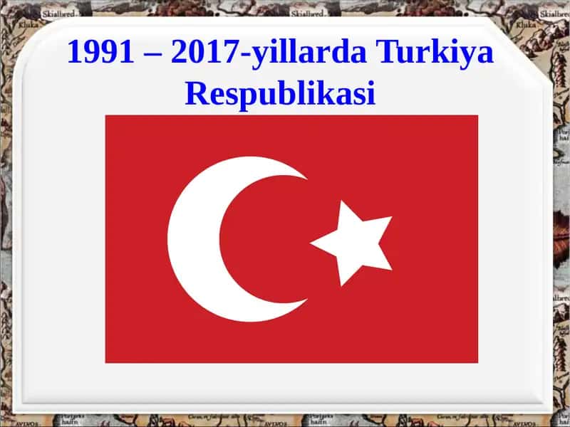1991-2017-yillarda Turkiya Respublikasi Prezident Saylov 1