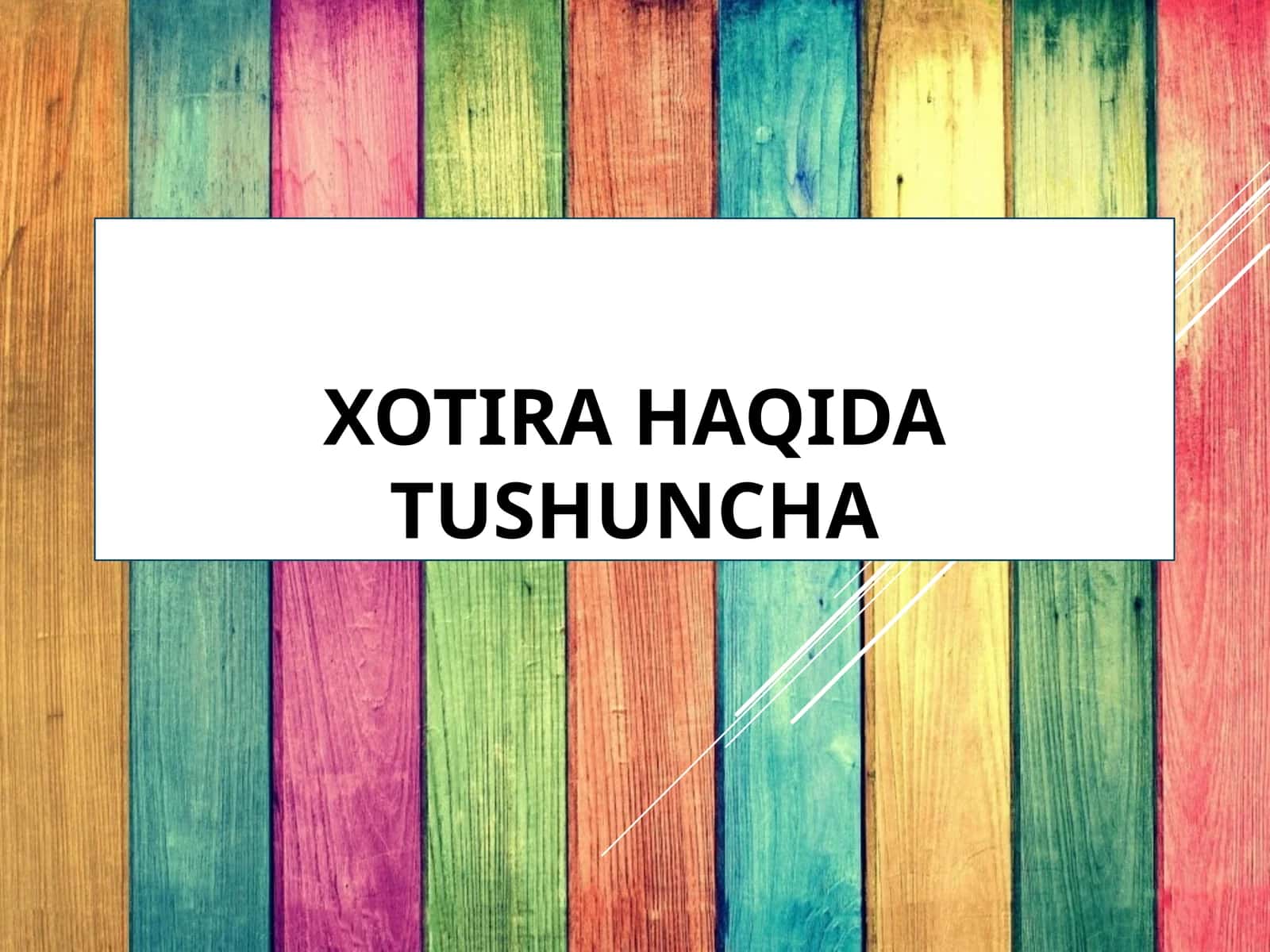 Xotira Haqida Tushuncha 1