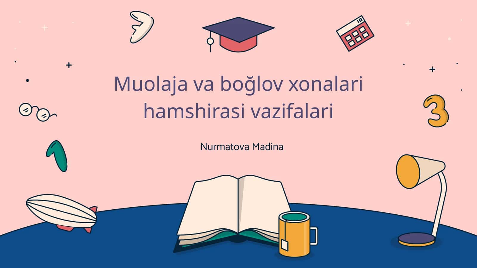 Muolaja va boğlov xonalari hamshirasi vazifalari 1