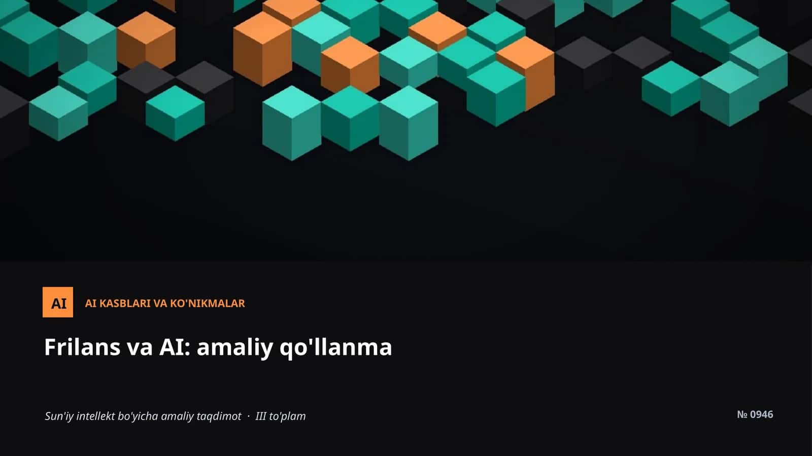 AI KASBLARI VA KO'NIKMALAR 1