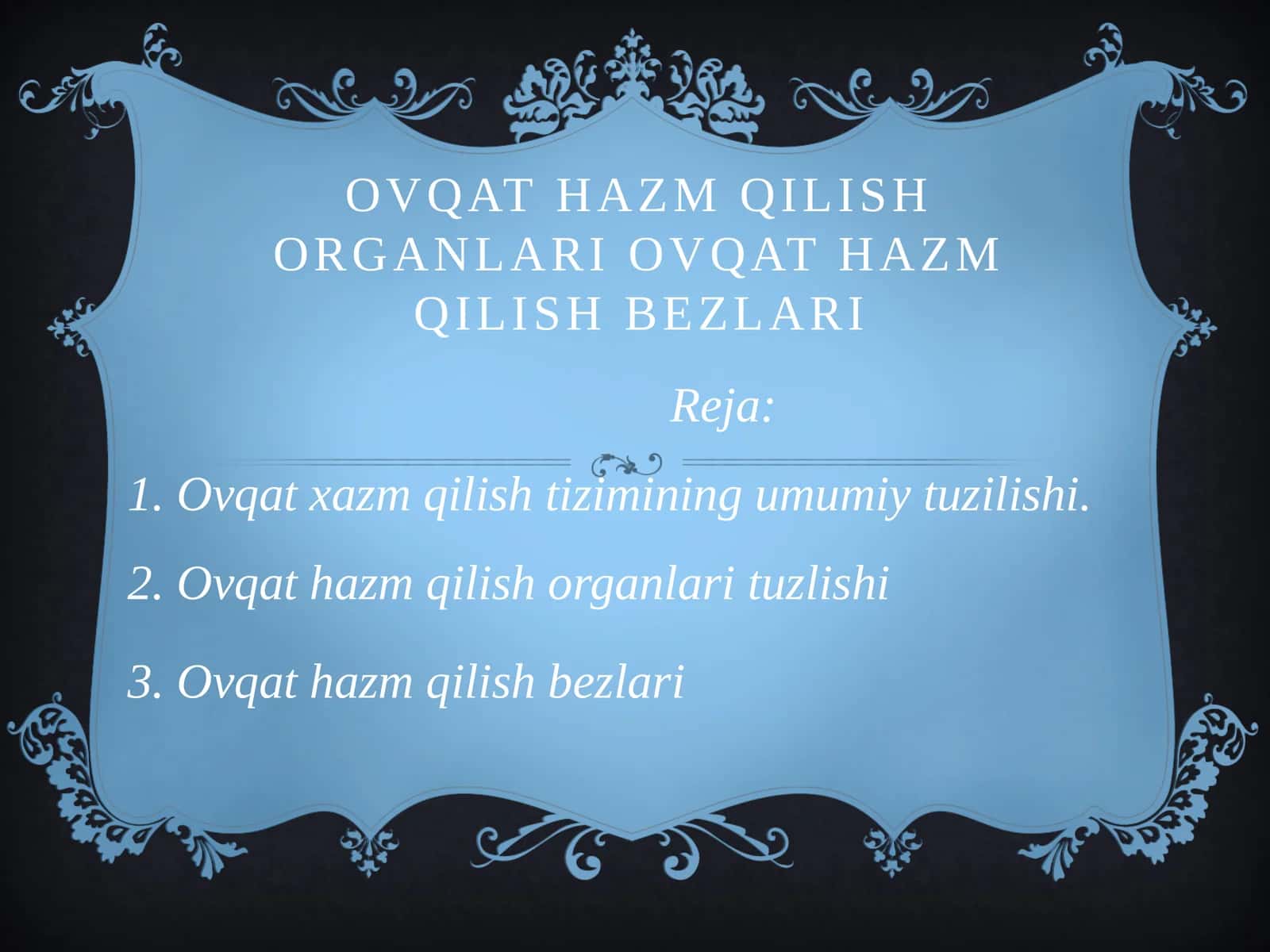ovqat hazm qilish organlari 1