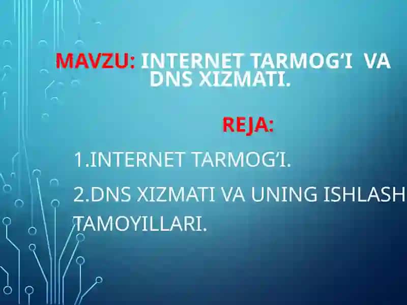 Internettarmog‘IvaDNSxizmati