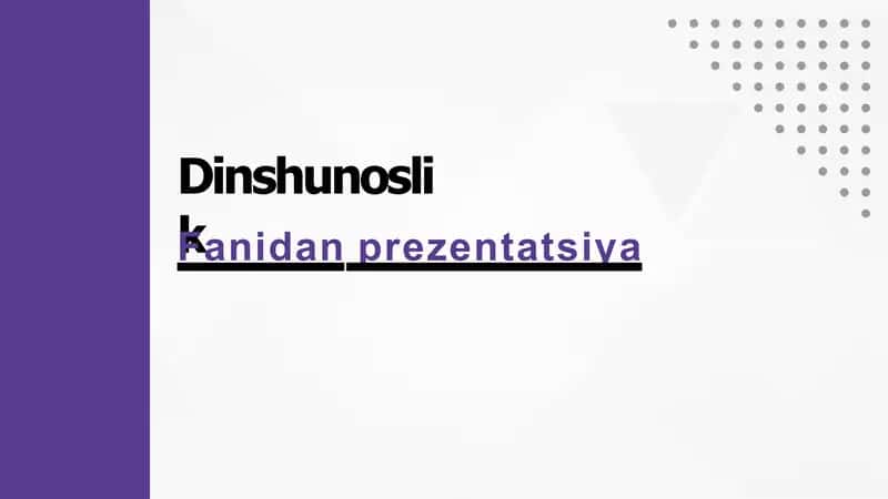 Iso Masih (lisus Xristos)​ hayotiga doir malumotlar​ 1