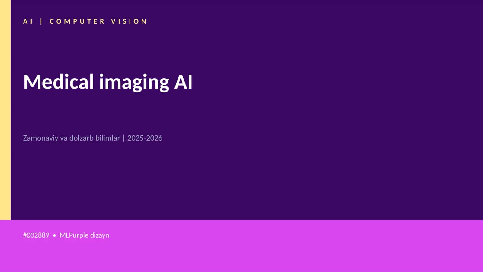 Medical imaging AI 1