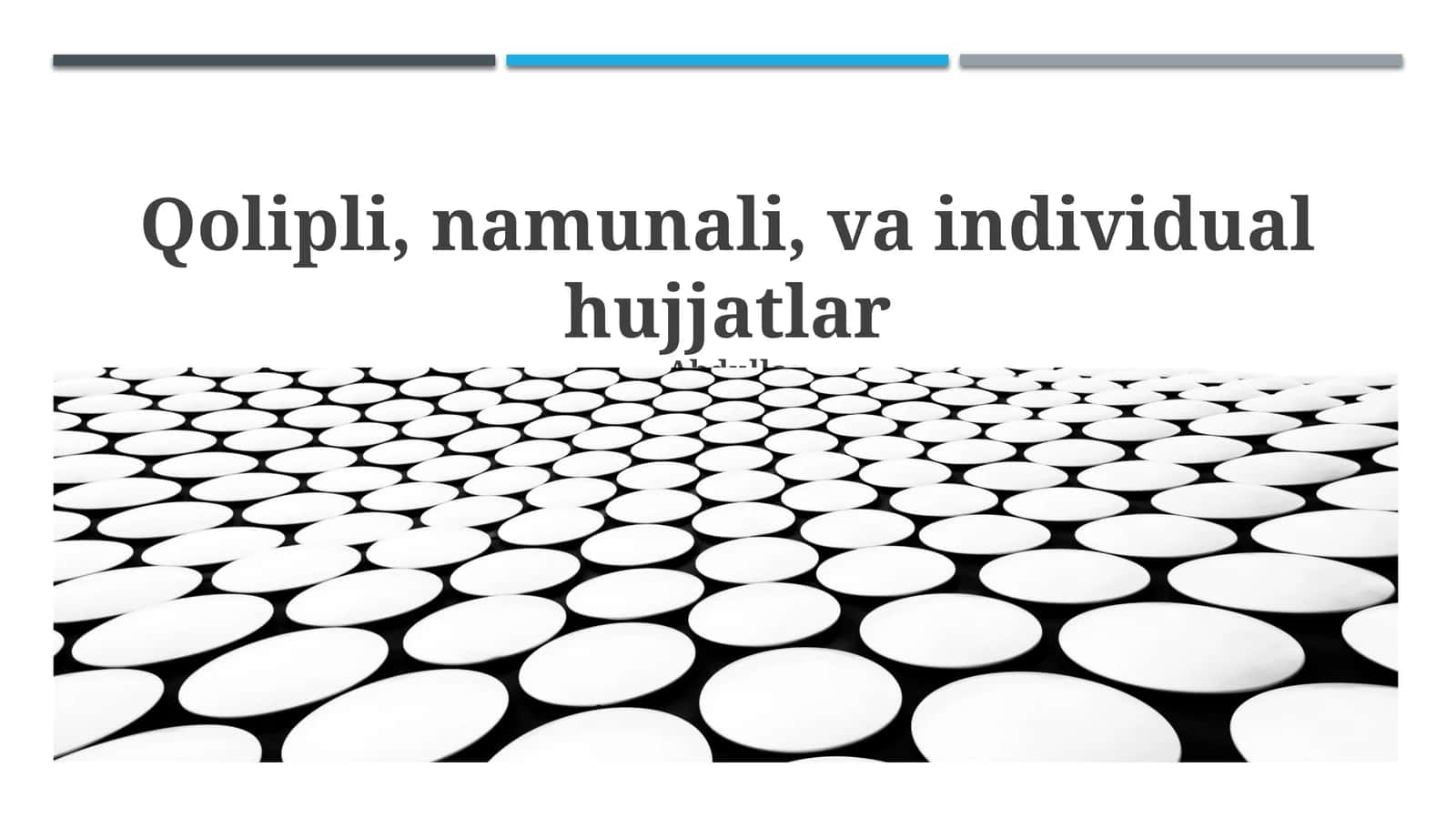 Andoza, Namuna va Individual Hujjatlar: Asosiy Tushunchalar va Farqlar 1