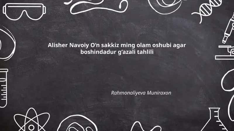 G‘azalning asosiy mavzusi 1