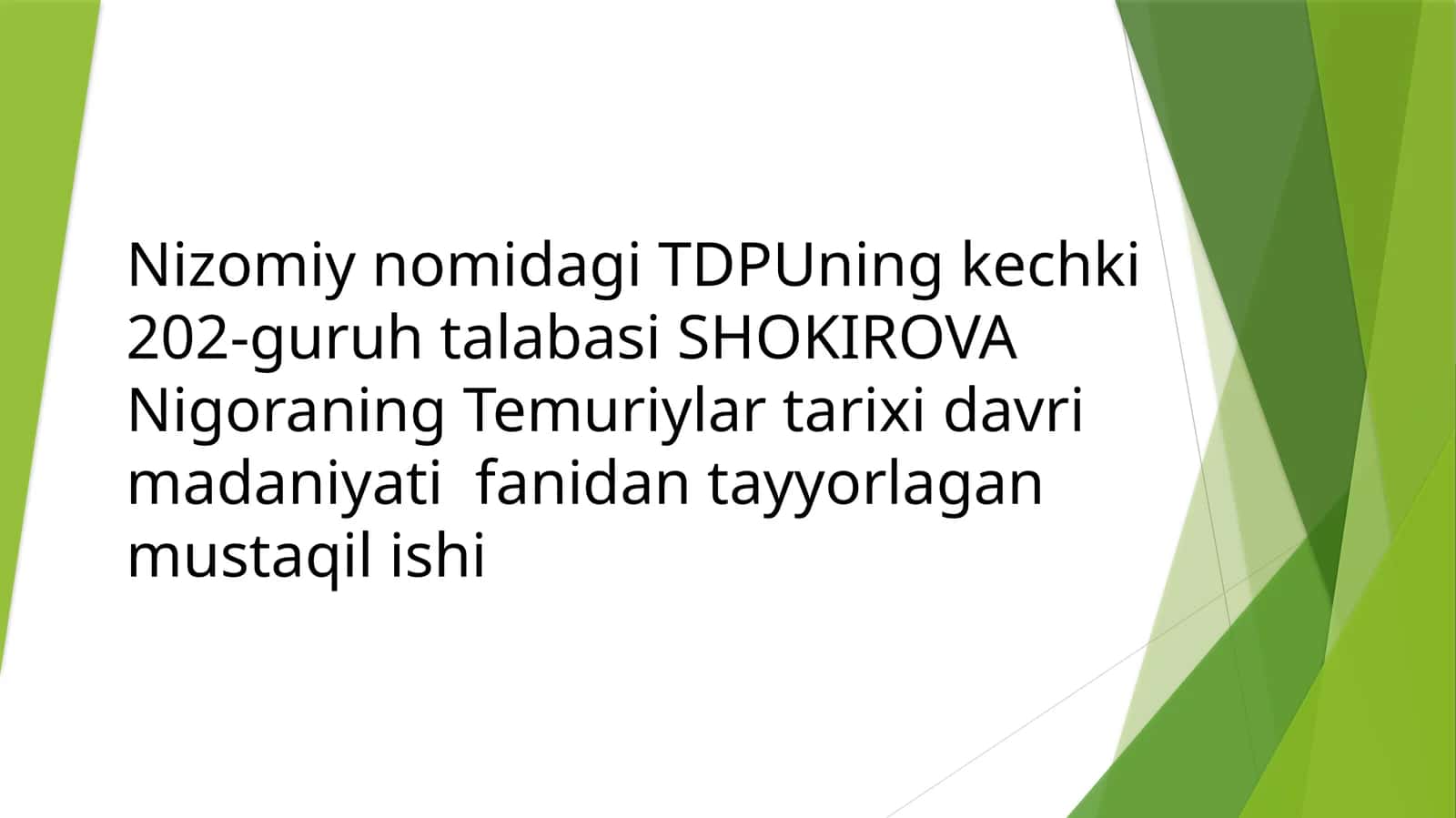 Amir Temur va temuriylar davrida etnik jarayonlar 1