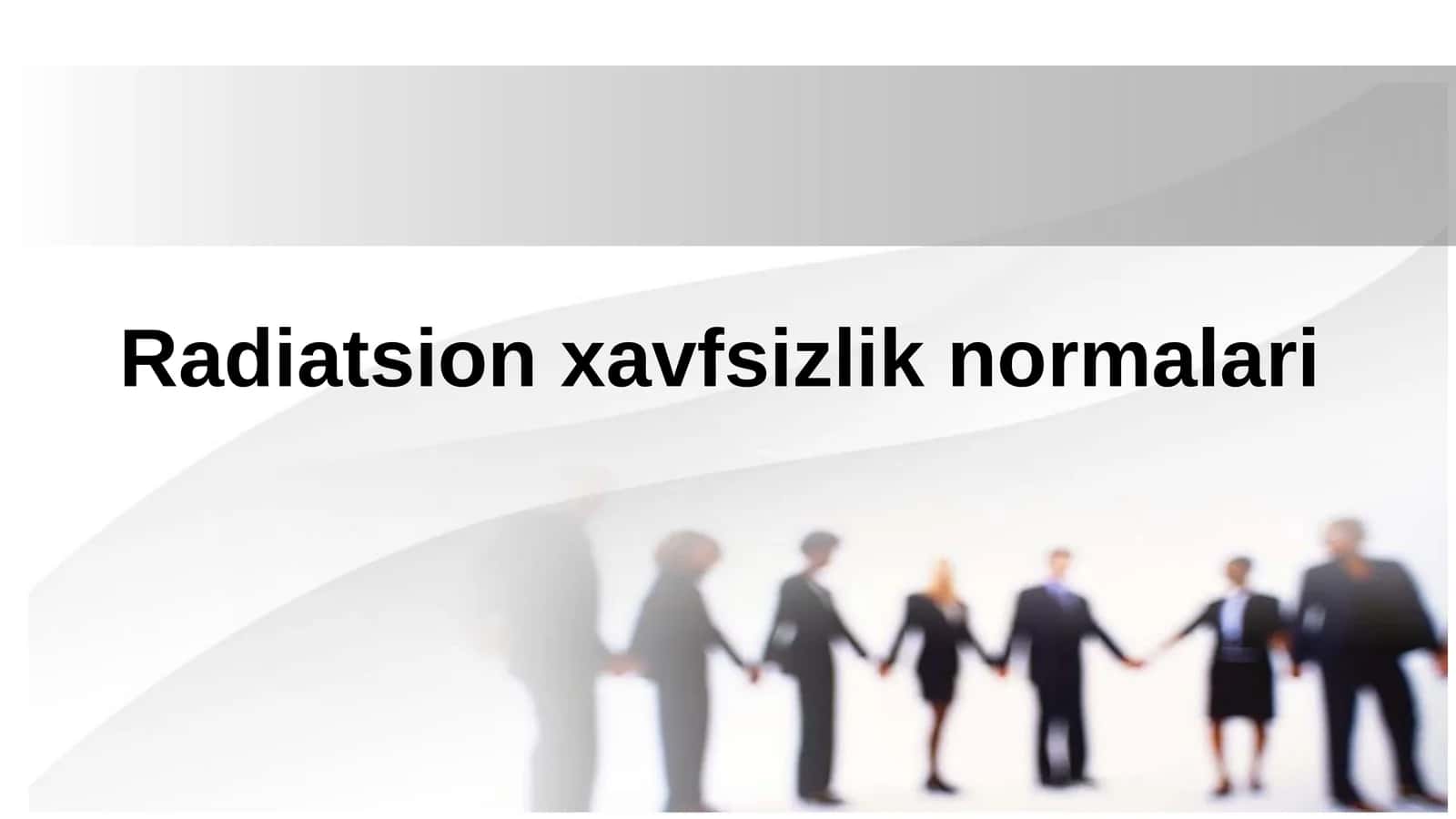 Radiatsiya xavfsizlik normalari | Fizika prezentatsiya PPT 1