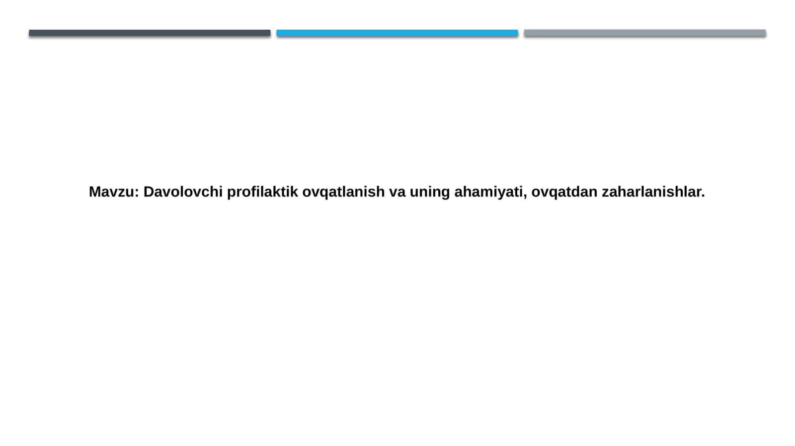 Davolovchi profilaktik ovqatlanish 1