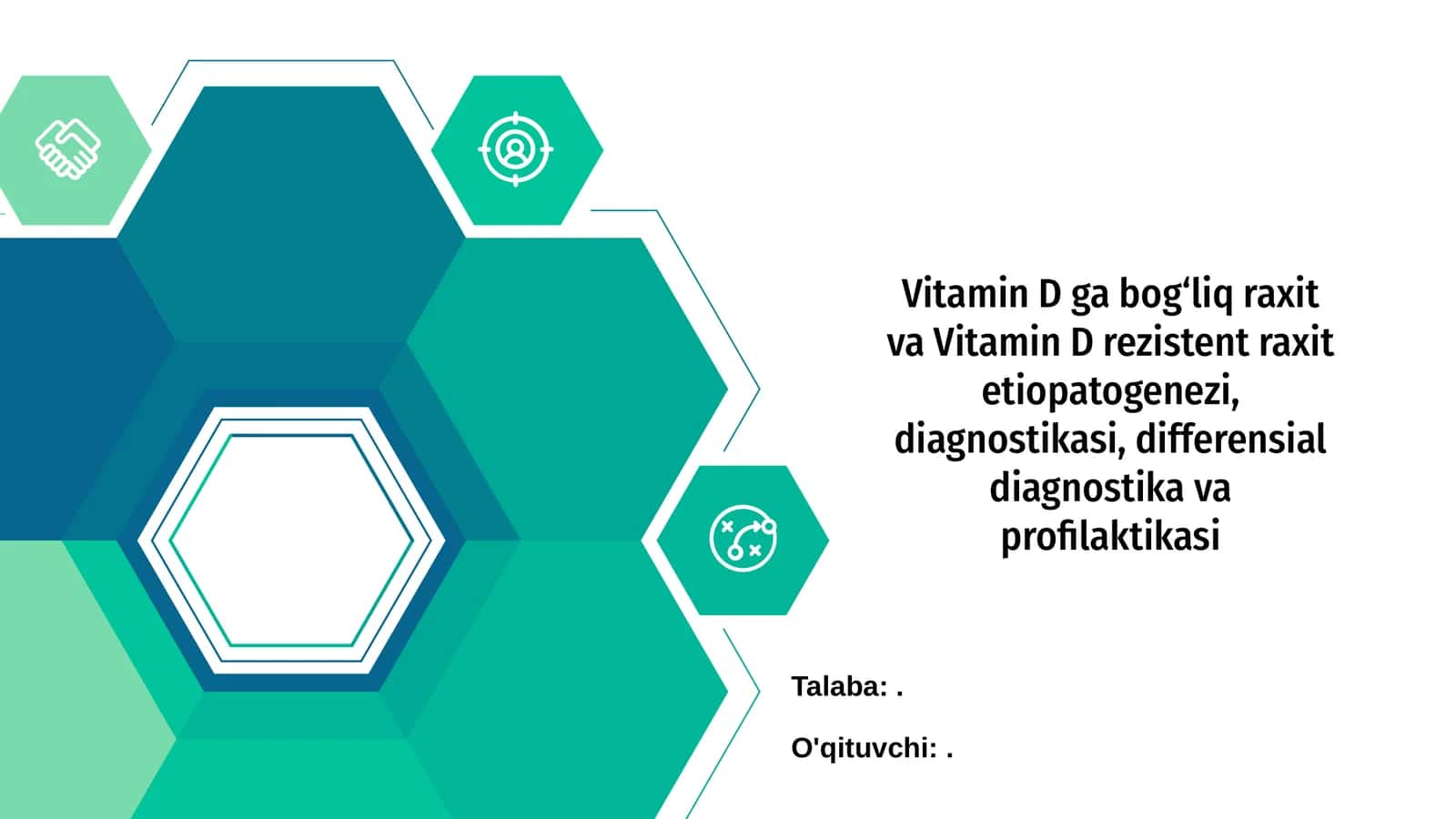 Vitamin D ga bog‘liq raxit va Vitamin D rezistent raxit etiopatogenezi 1