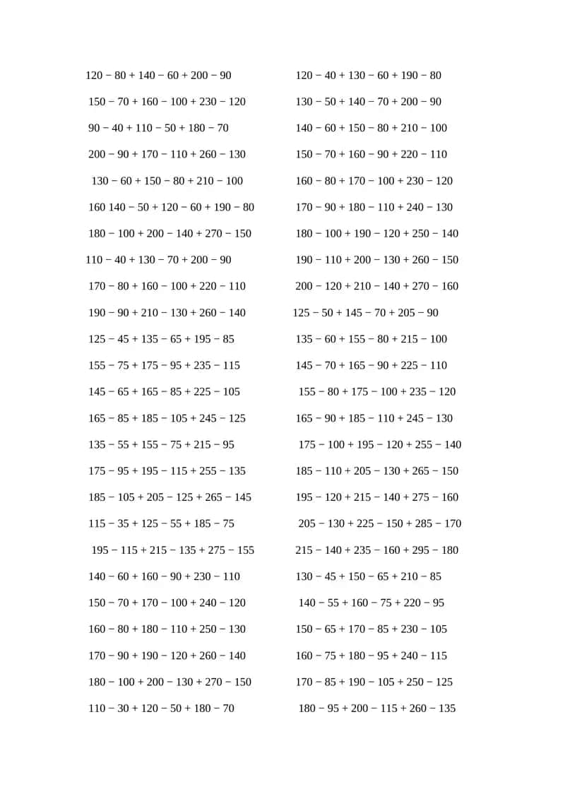 Matematika test 1