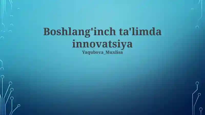Innovatsion yondashuvlar muvaffaqiyatini o'lchash