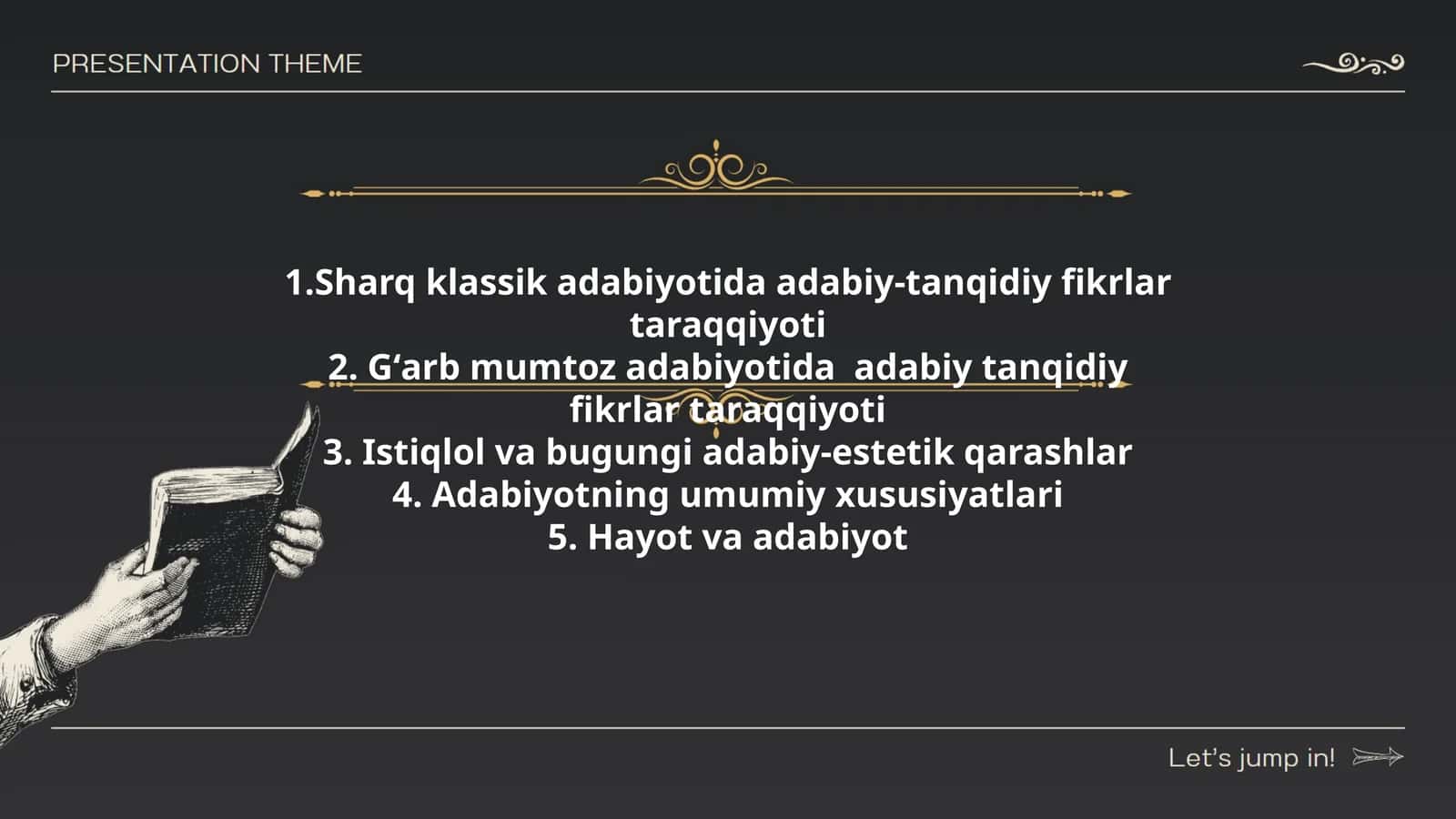 Adabiyotning umumiy xususiyatlari 1