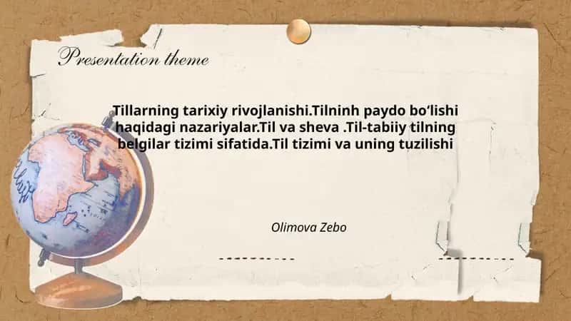Tillarning tarixiy rivojlanishi 1