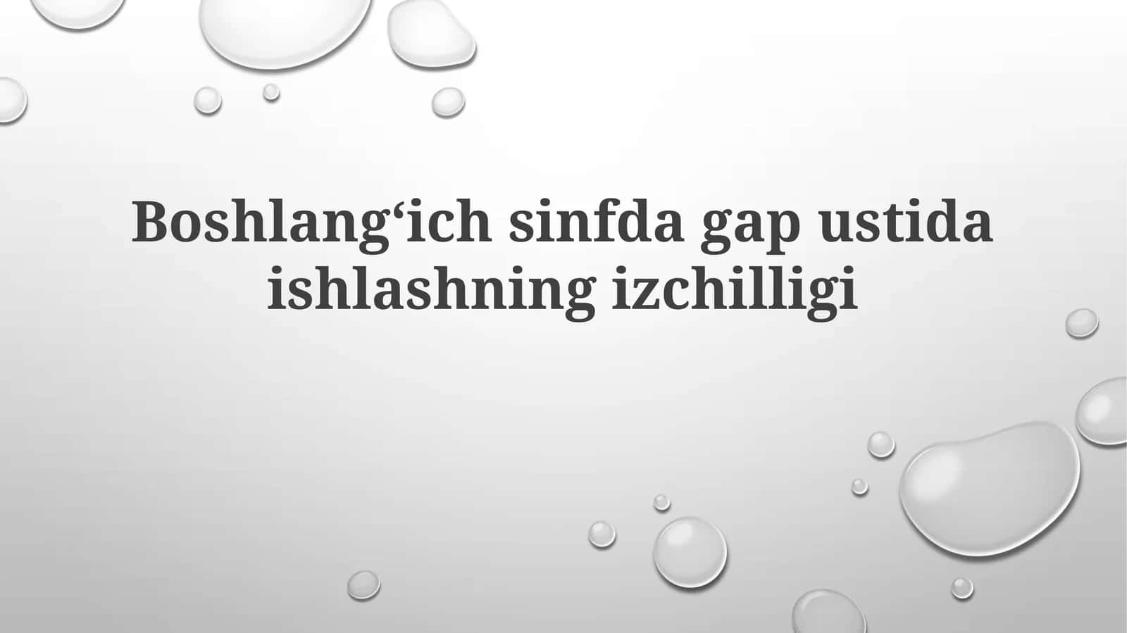 Boshlang'ich sinfdagi pustida ishlashningizchilligi 1