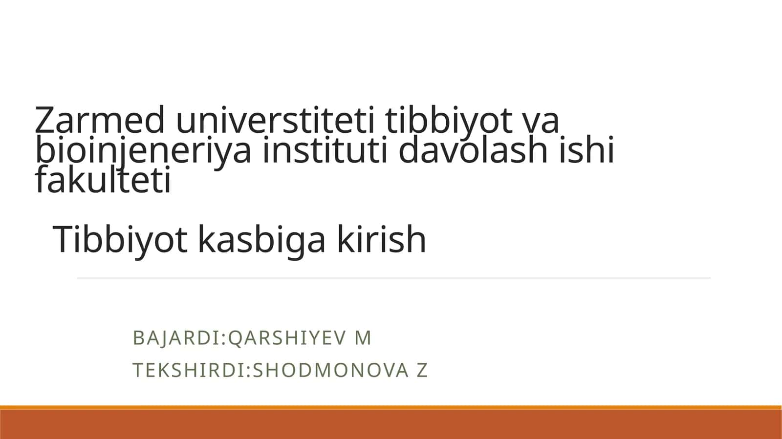 Xirurgik operatsiya tushunchasi va maqsadi 1