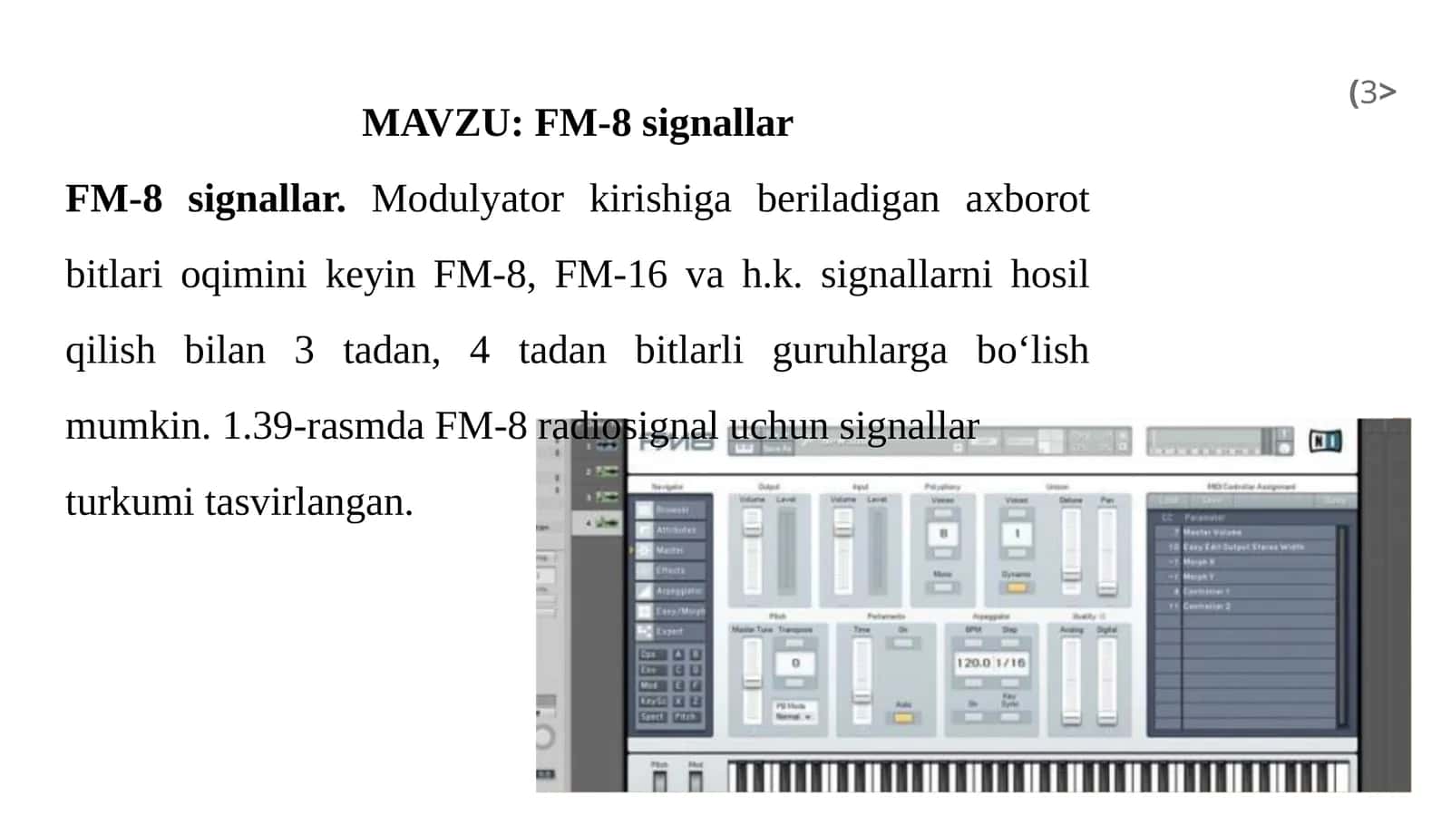FM-8 signallar 1