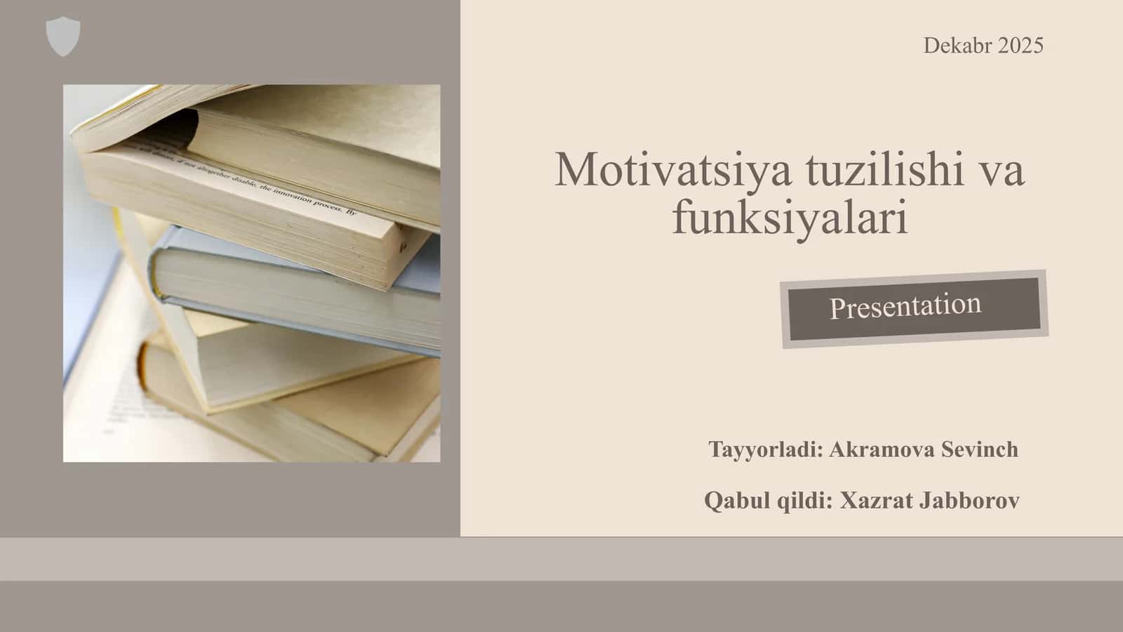Motivatsiya tuzilishi va funksiyalari 1