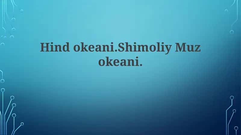 Hindokeani.ShimoliyMuzokeani 1