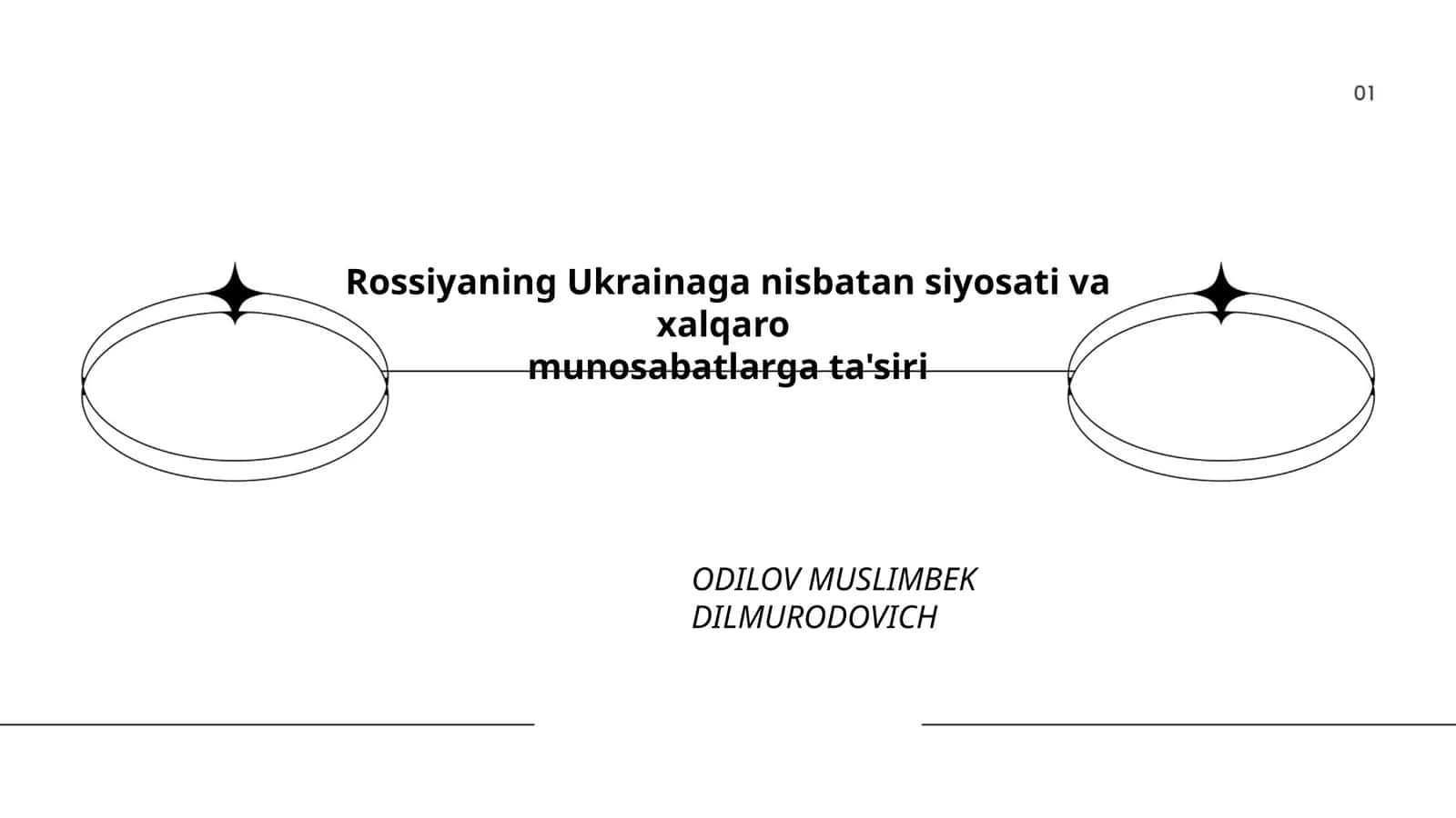 Rossiyaning Ukrainaga nisbatan siyosati va xalqaro munosabatlarga ta'siri 1