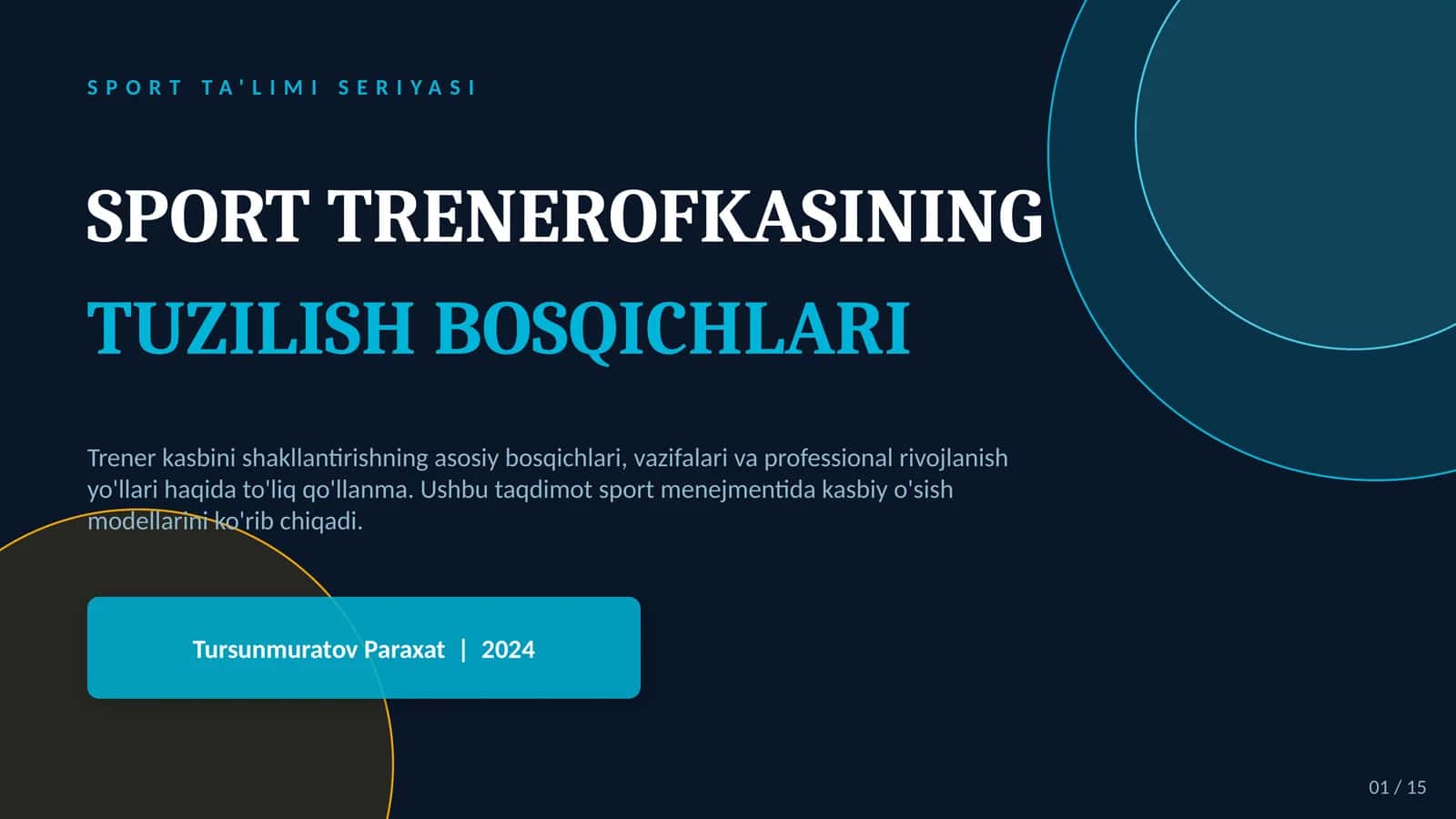 SPORT TRENEROFKASINING TUZILISH BOSQICHLARI 1