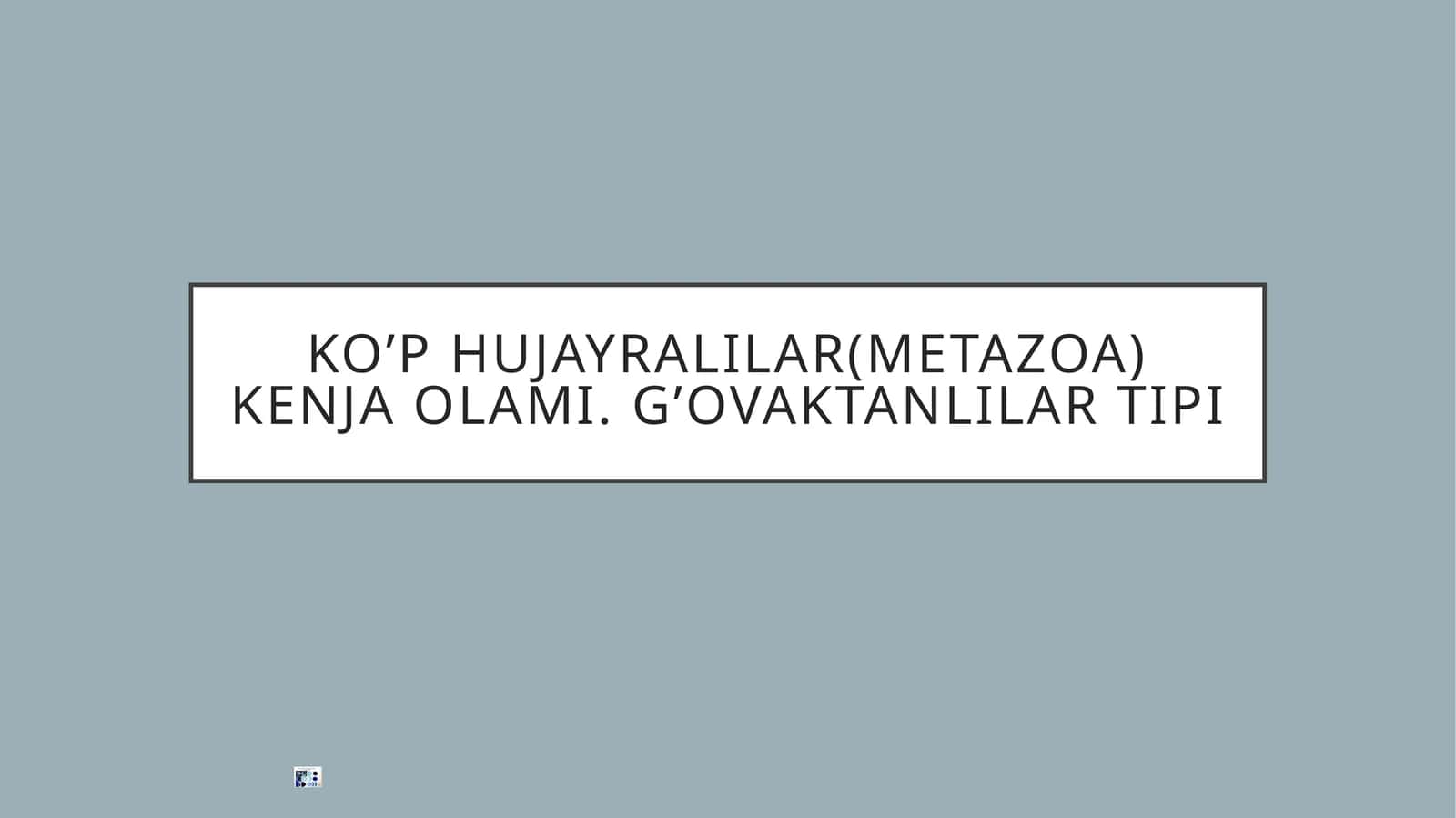 G’ovaktanlilar gemulasi 1