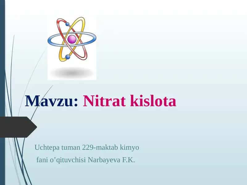 Nitrat kislota 1