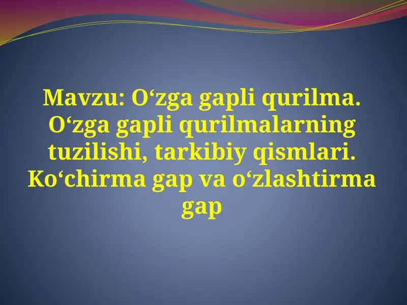 O‘zgagapli qurilma 1