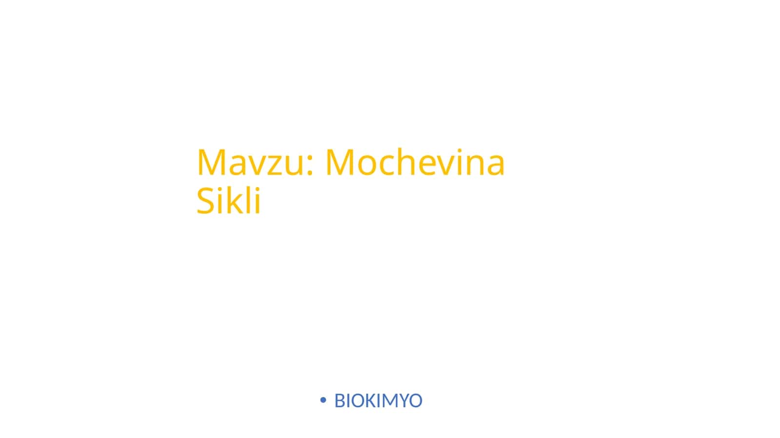 Mochevina Sikli 1