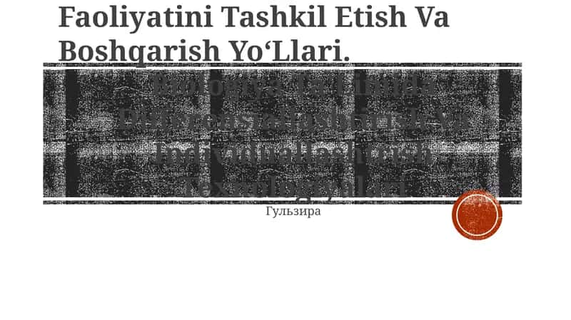 Biologiya OʻQitishda OʻQuvchilarning OʻQuv Bilish Faoliyatini Tashkil Etish Va Boshqarish YoʻLlari 1